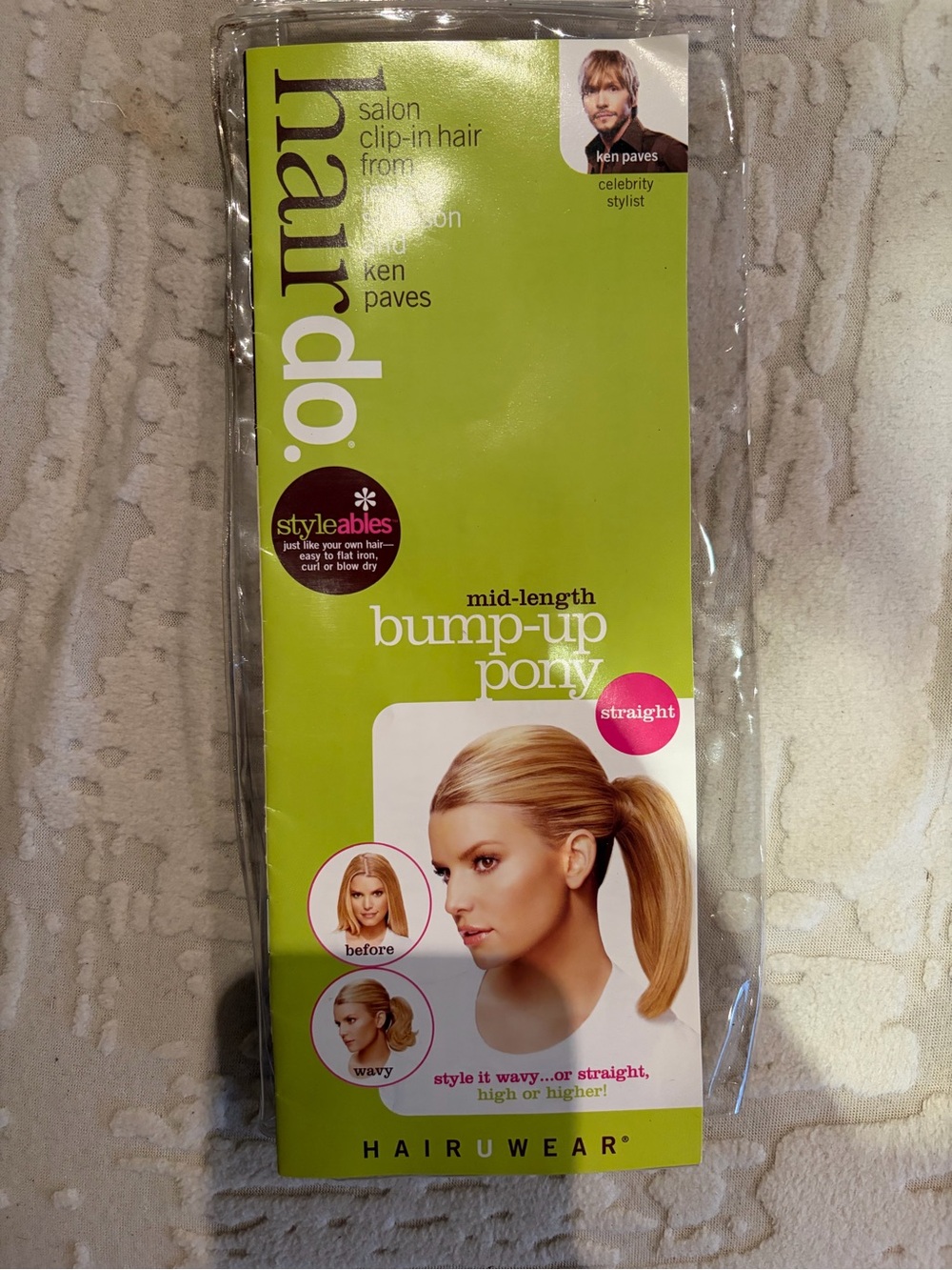 Nado Mid-Length Bump-Up Pony - Blonde
